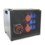 Armoire de distribution électrique 63A -- Audiotec -- 2xP1732A 6xPC16